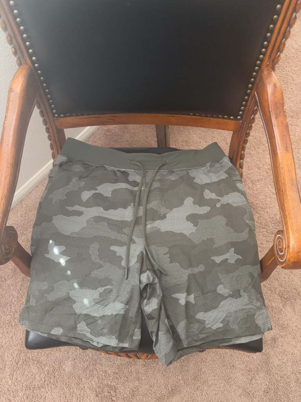 Lululemon Pace Breaker Shorts Camo Print